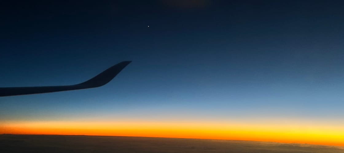 Der Flug nach Malaysia